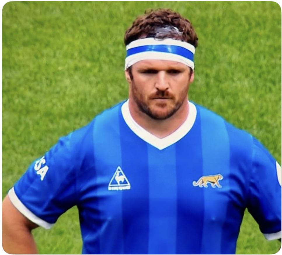 Argentina's 1986 kit at rugby? That's a weird one
