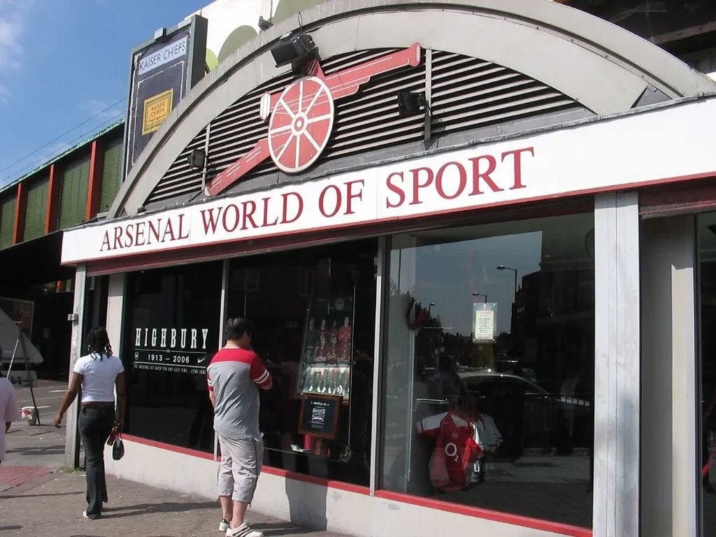 arsenal world of sport
