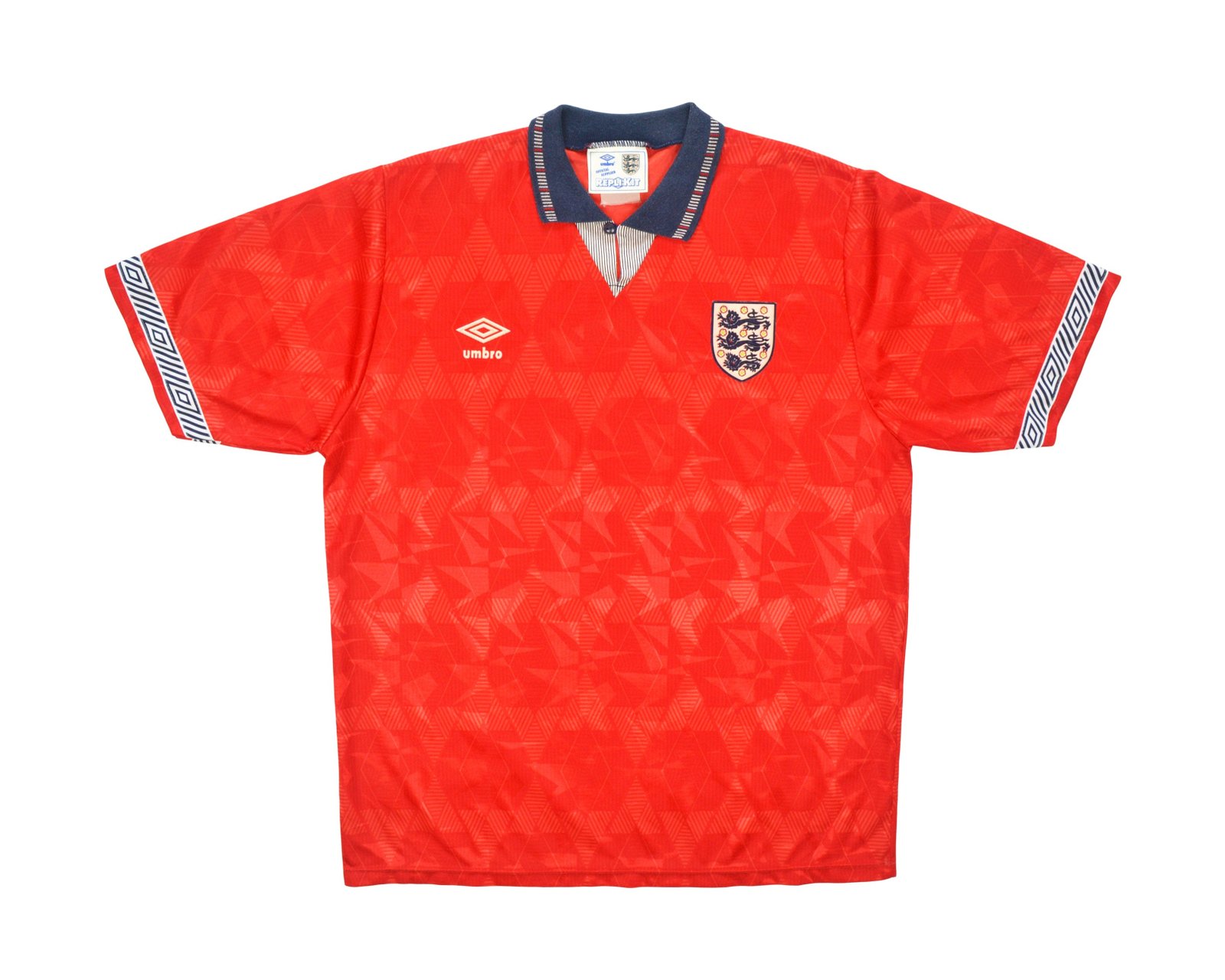 1989/90 England away shirt