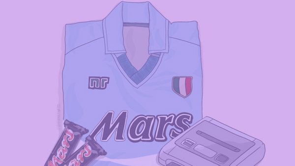 Napoli football shirts with the Mars sponsor - featured image
