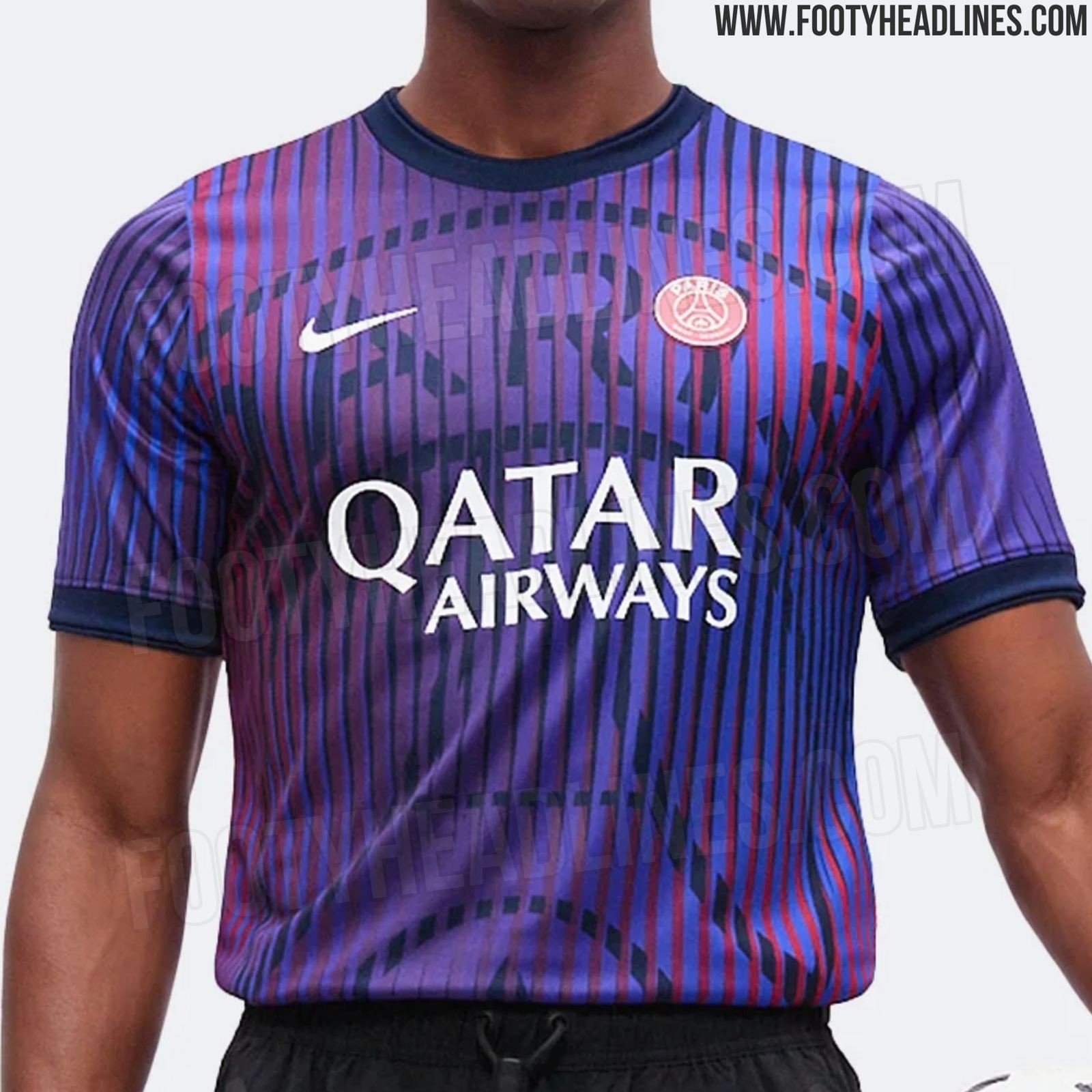 3 New Images of PSG 26-27 Away Pre-Match Shirt Leaked - featured image
