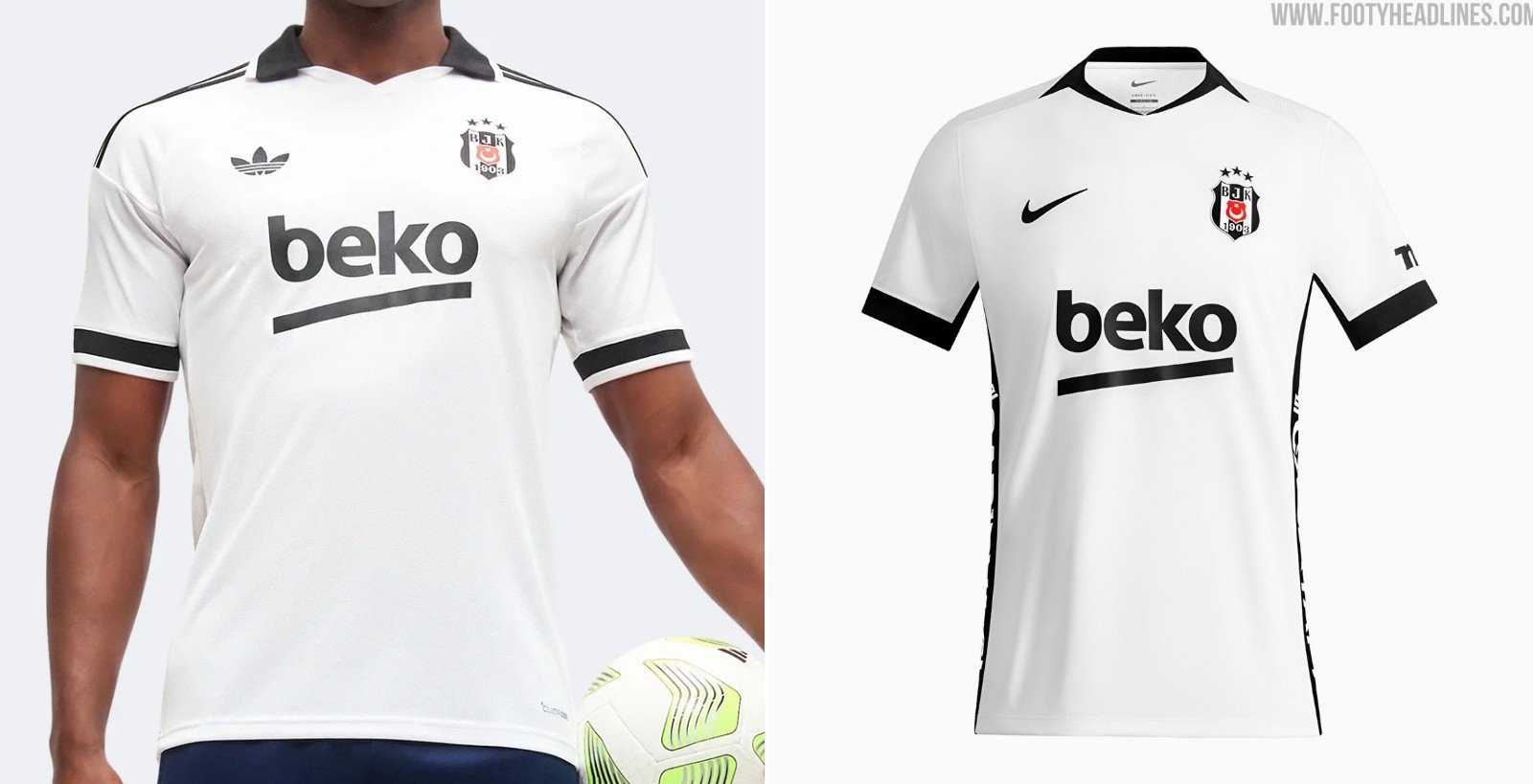 Adidas Besiktas Vs Nike Besiktas 26-27 Kits - featured image