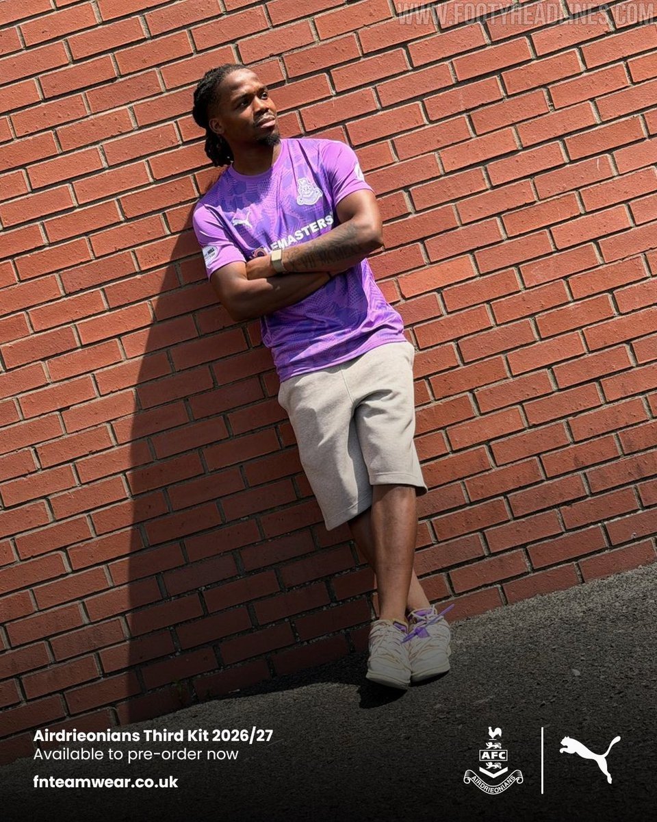 Airdrieonians 26-27 Third Kit Released - featured image