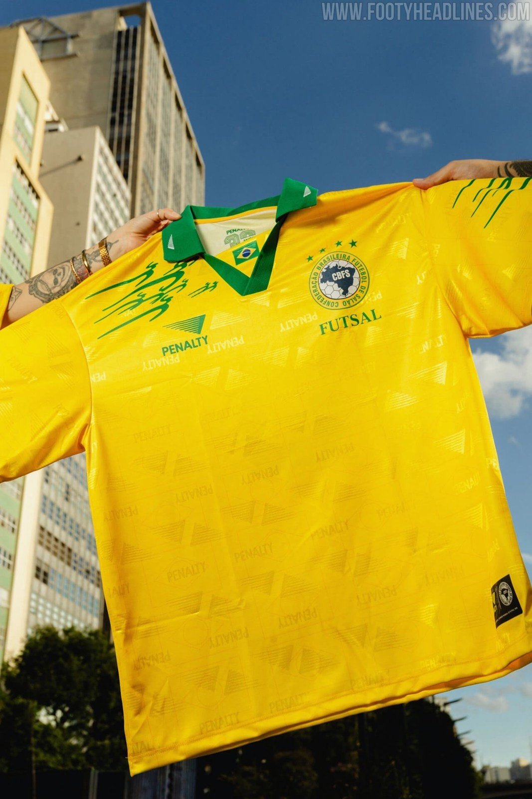 Brazil 1996 Futsal Remake Kit Released - featured image