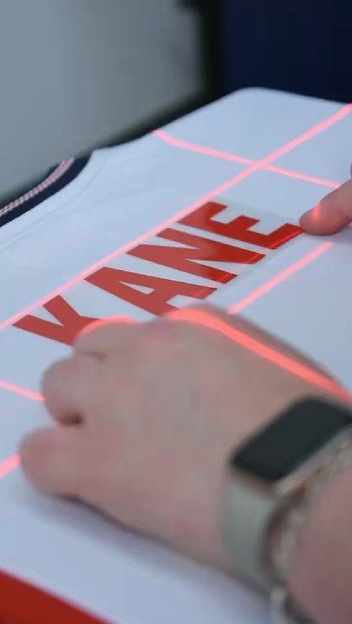 England 2026 World Cup Kit Font Prepared with Laser - featured image