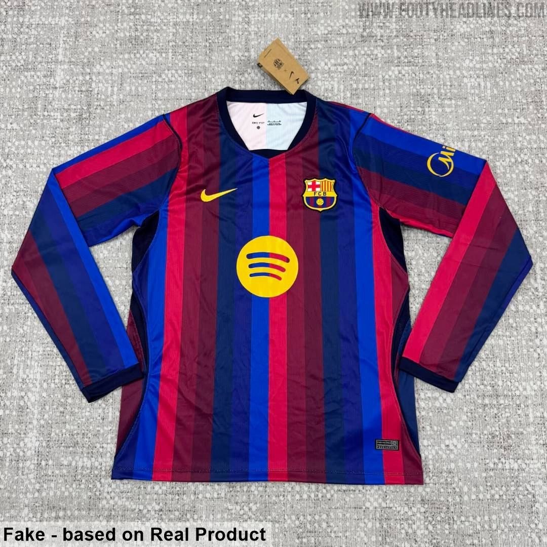 FC Barcelona 26-27 Home Kit Leaked - Long-Sleeve Version - featured image