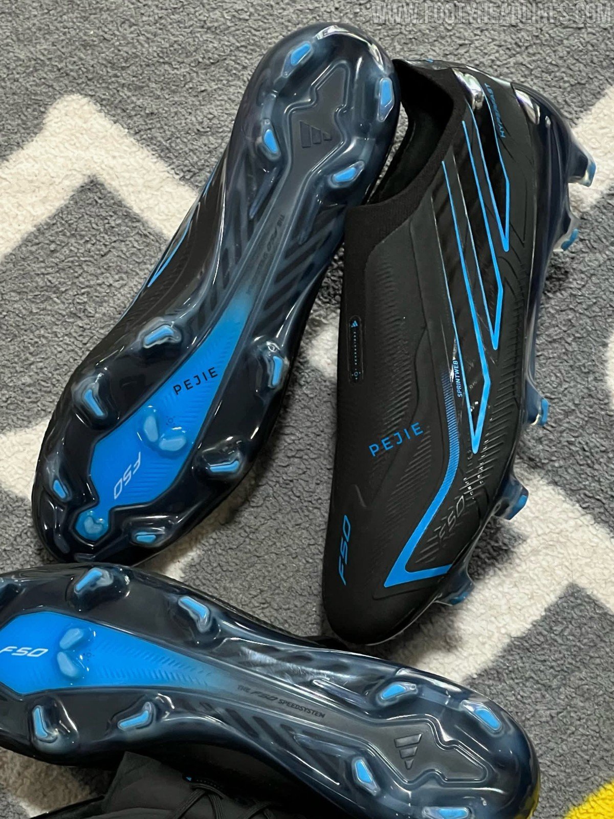 First Real Images: Adidas F50 Hyperfast 26-27 Black Pack Boots Leaked - featured image