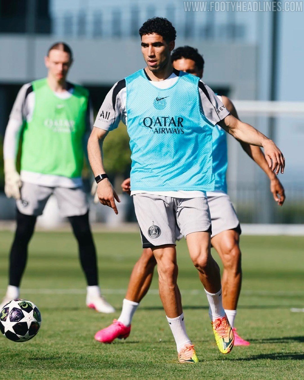 Hakimi Debuts New Orange-Yellow Under Armour Shadow Boots Ahead of Champions League Final - featured image