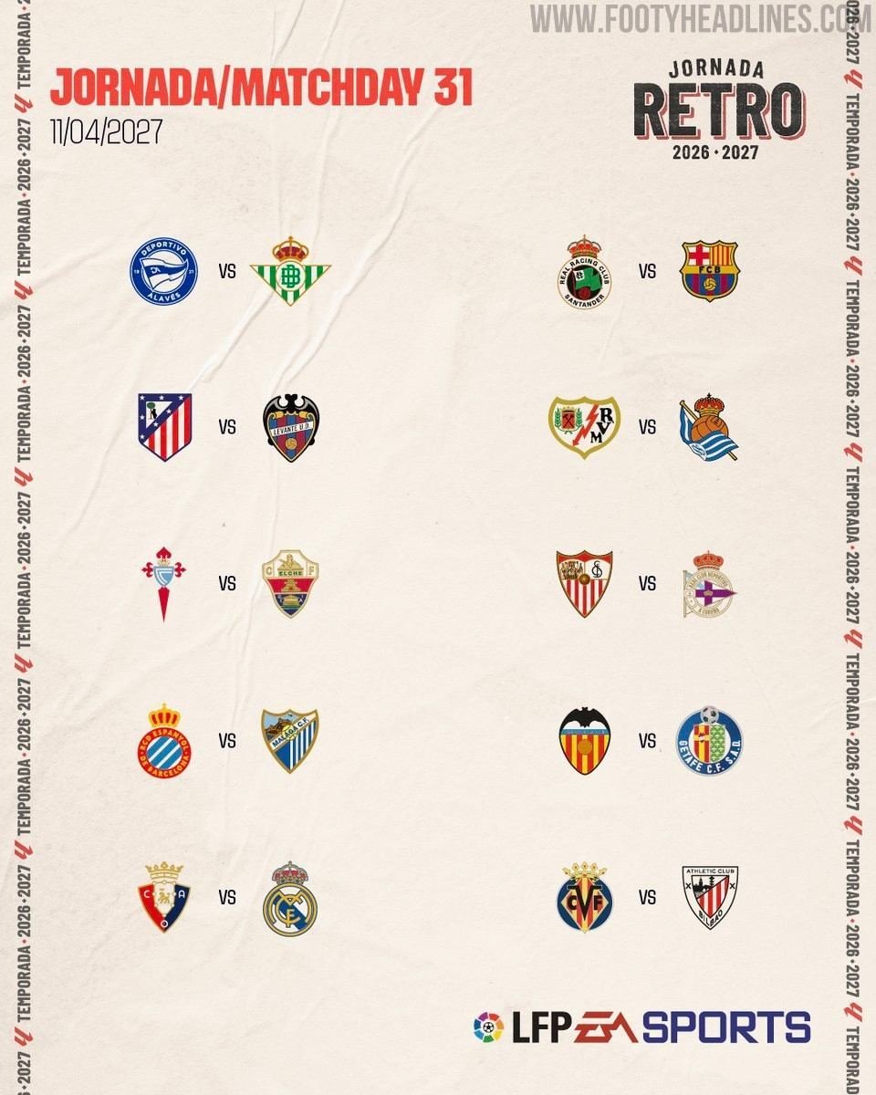 La Liga Announces Second Retro Matchday for 26-27 Season - featured image