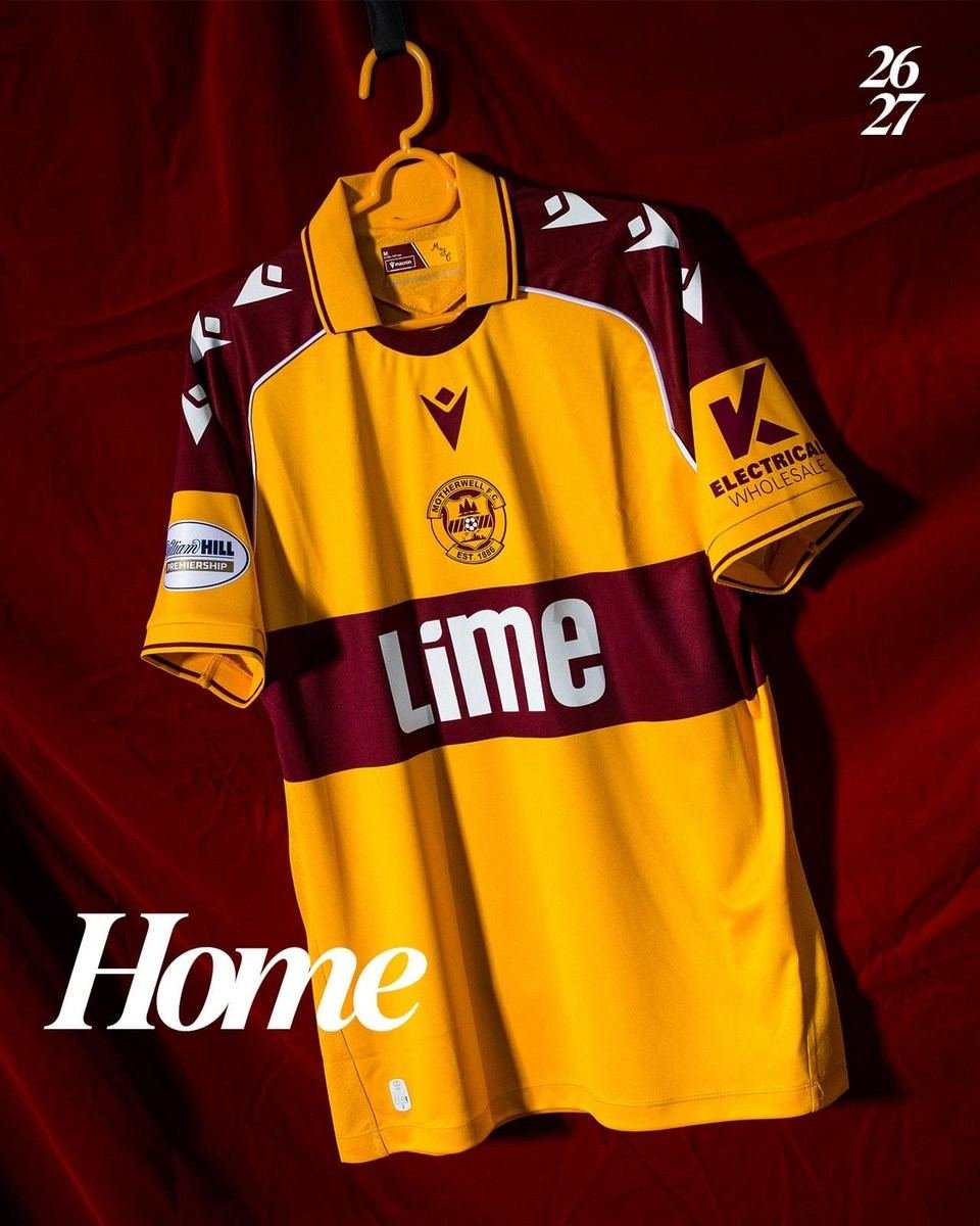 Motherwell 26-27 Home Kit Released - featured image