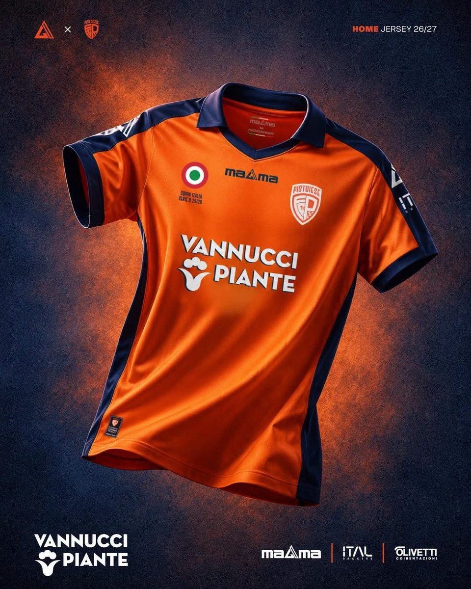 No More Errea: Magma FC Pistoiese 26-27 Home & Away Kits Released - featured image