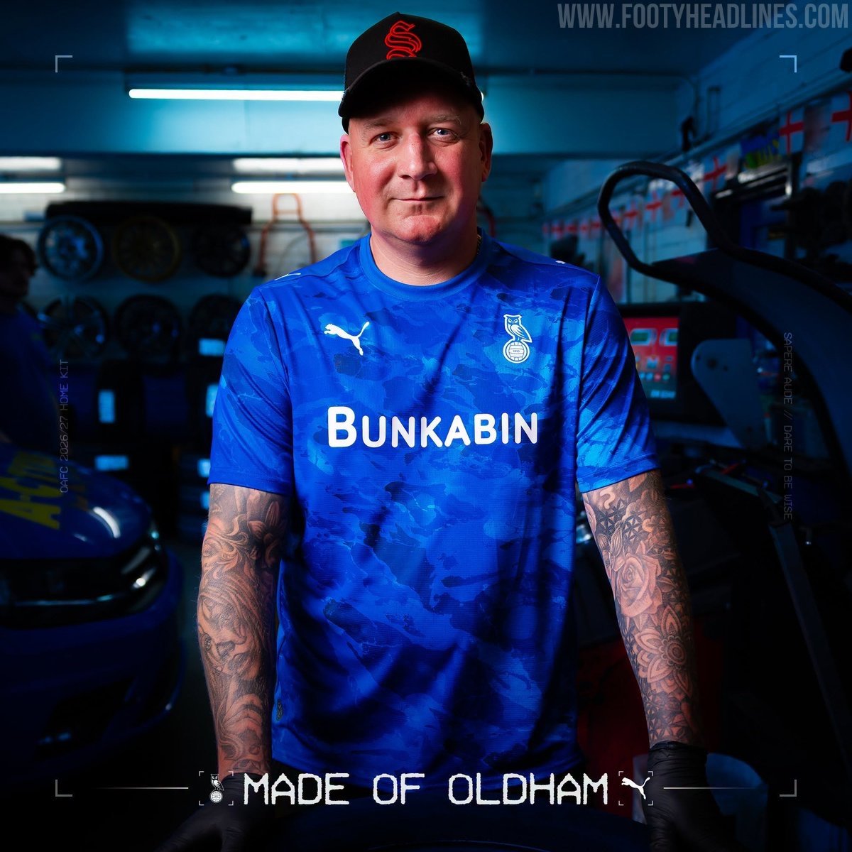 Oldham Athletic 26-27 Home Kit Released - featured image