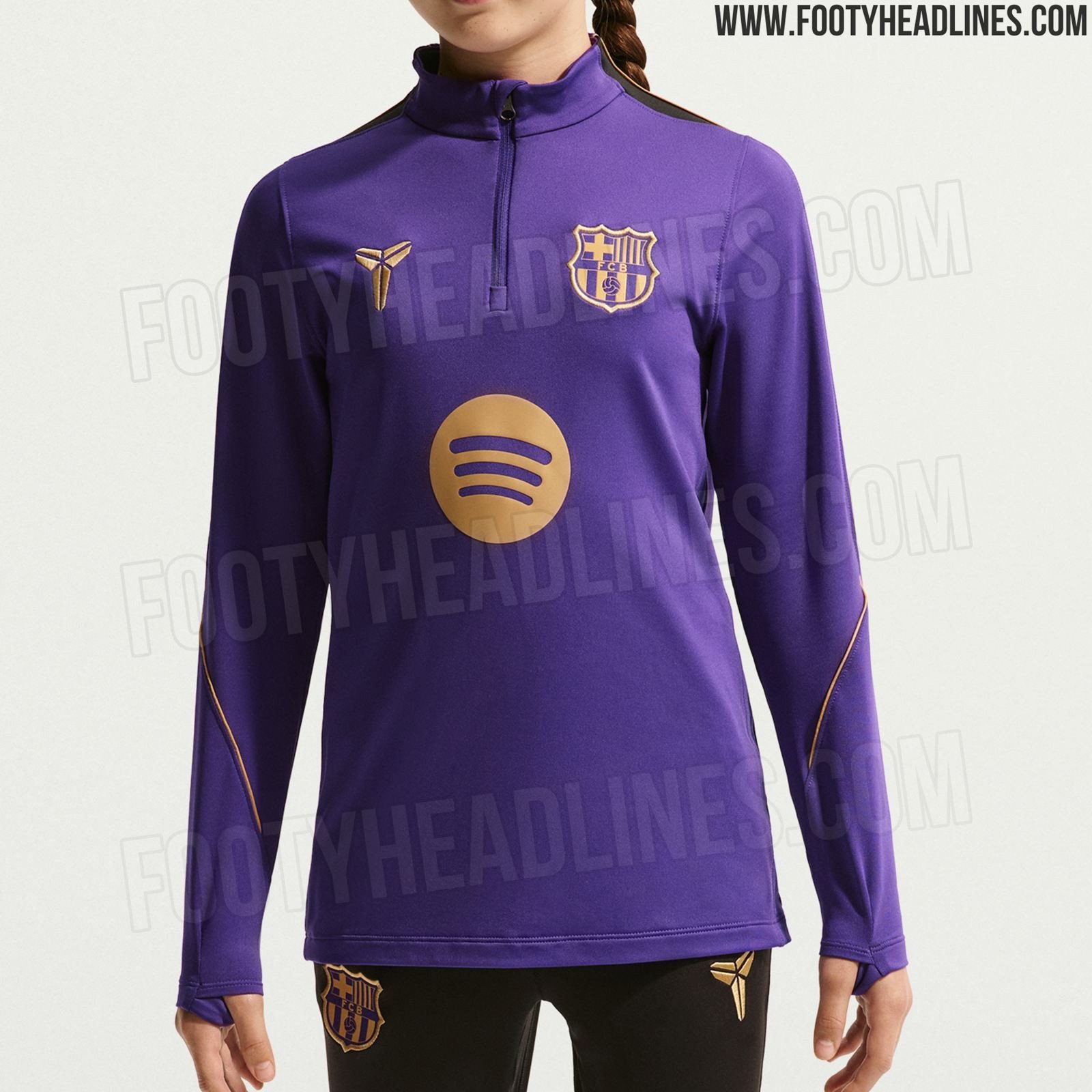 Purple Nike Mamba Barcelona 26-27 Away Training Kit Leaked - featured image
