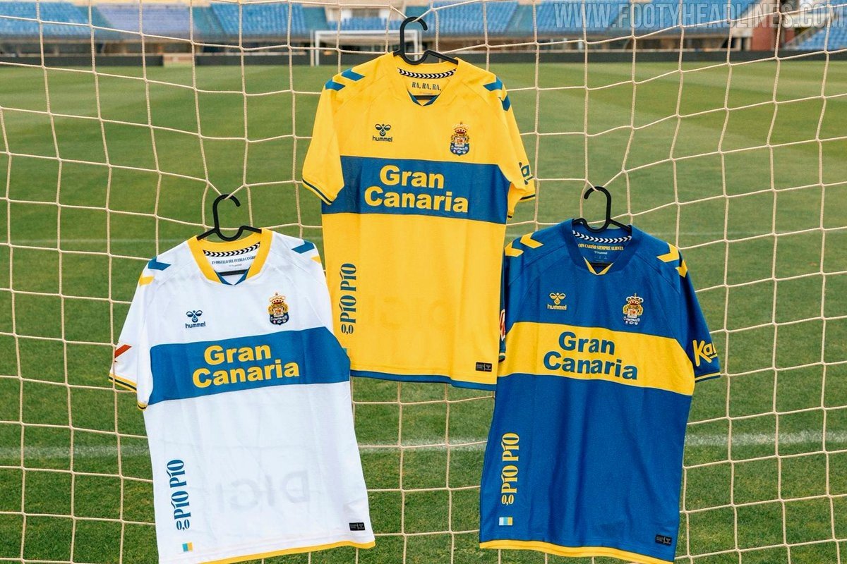 UD Las Palmas 26-27 Home, Away & Third Kits Released - featured image