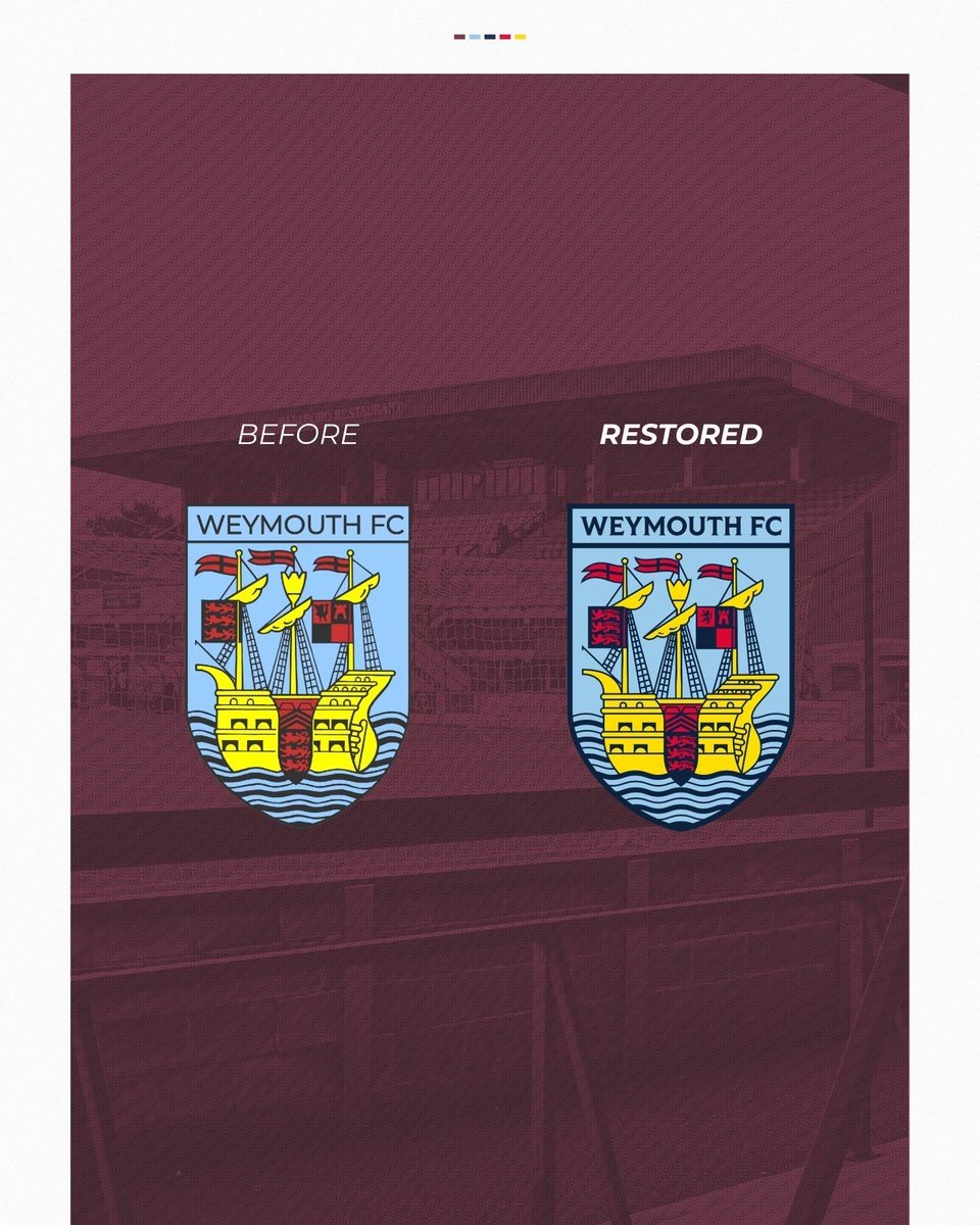 Weymouth FC Restores Historic Crest as Part of New Visual Identity - featured image