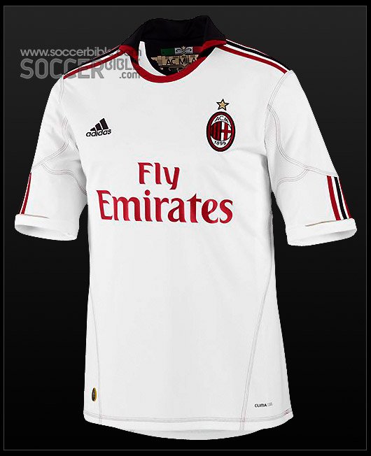 AC Milan Away & Third 10/11 adidas Football Shirts - featured image
