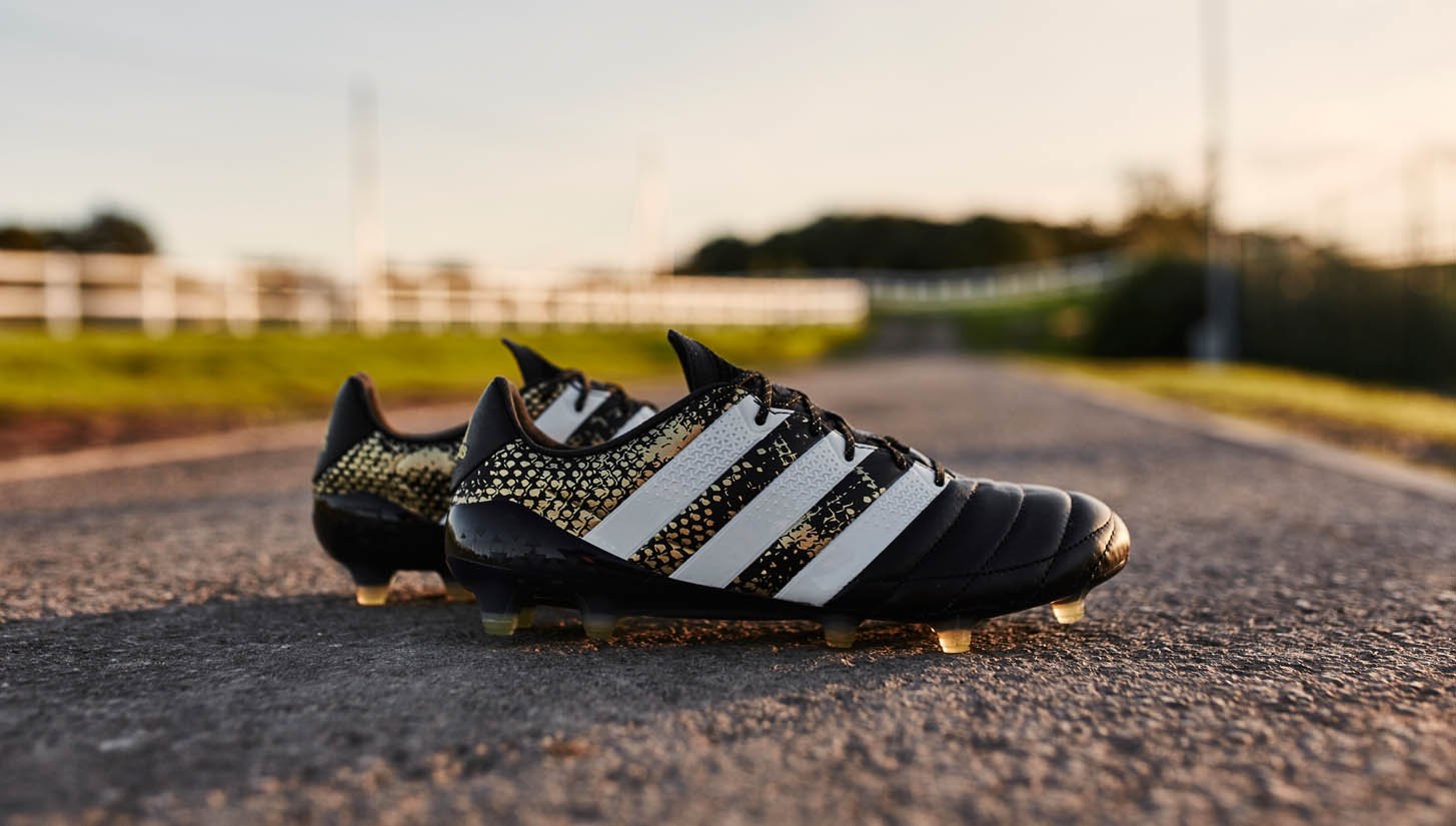 adidas ACE 16.1 Leather "Black/White/Gold" - featured image