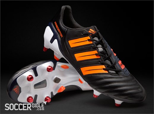 adidas adipower Predator Football Boots - Black/Warning - featured image