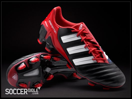 adidas adipower Predator Football Boots - Black/White/Red - featured image