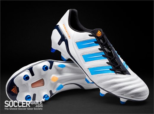 adidas adipower Predator Football Boots - White/Blue/Warning - featured image