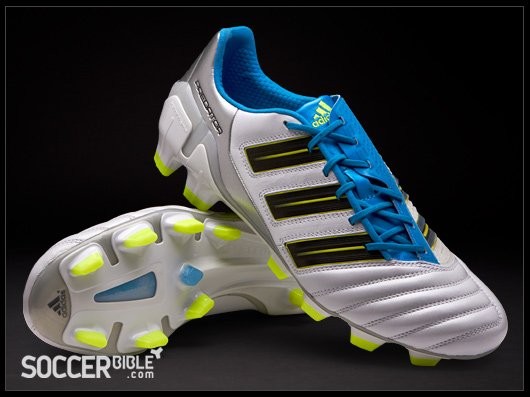 adidas adipower Predator Football Boots - White/Blue/Electricity - featured image