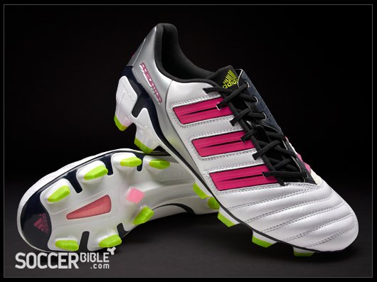 adidas adipower Predator Womens Football Boots - White/Pink - featured image