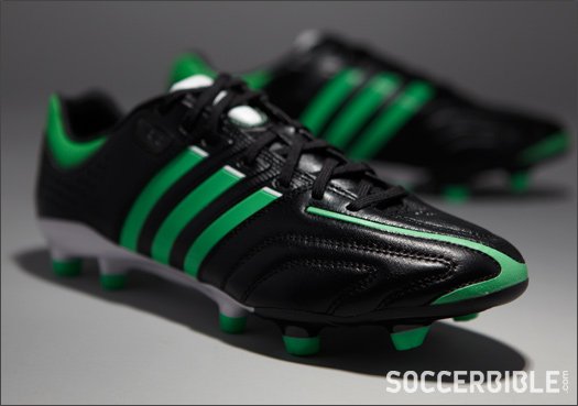 adidas adipure 11Pro Football Boots - Black/Green/White - featured image