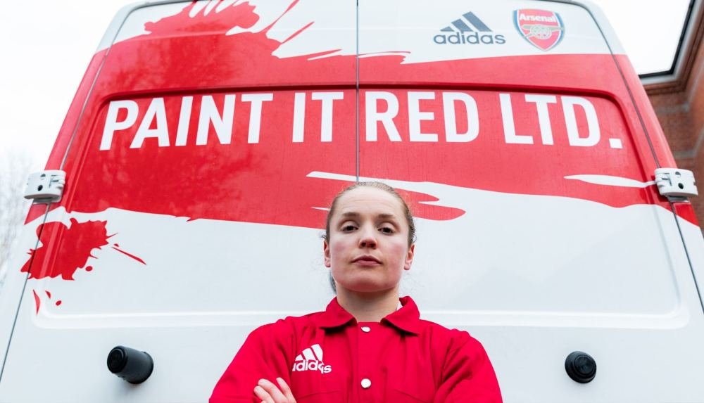 adidas & Arsenal Launch 'Paint It Red' Service Ahead Of Women's FA Cup Final - featured image