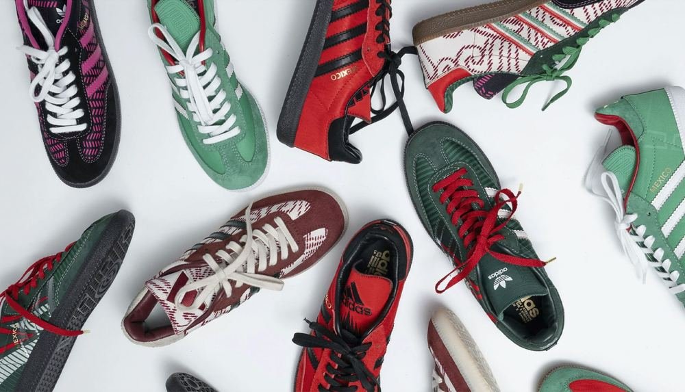 adidas Creates One-Of-A-Kind Sambas Inspired By Iconic Mexico Shirts - featured image