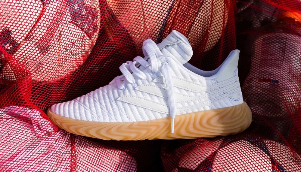 adidas Drop The Sobakov Sneaker in White - featured image