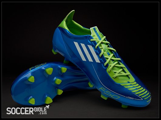 adidas F50 adizero Football Boots - Blue/White/Slime - featured image