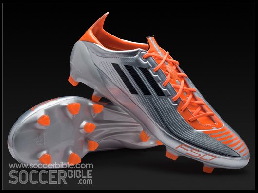 adidas F50 adizero Football Boots - Chrome/Black/Warning - featured image