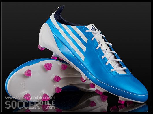 adidas F50 adiZero Football Boots - Cyan/White/Pink - featured image