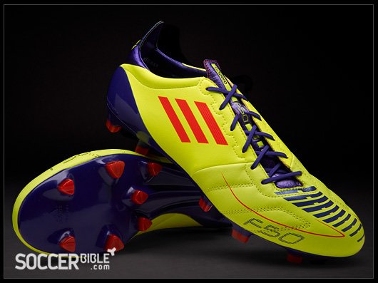adidas F50 adizero Leather Football Boots - Electricity/Purple - featured image