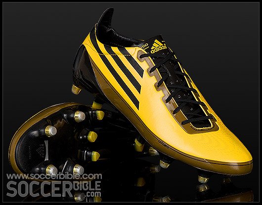 adidas F50 adiZero Football Boots - Sun/Black/Gold - featured image