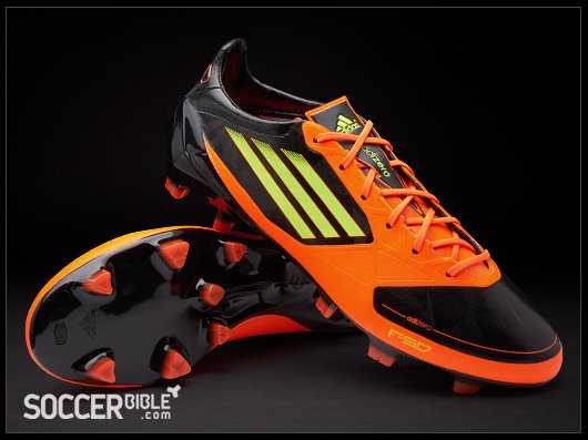 adidas F50 adizero miCoach Football Boots - Black/Electricity/Warning - featured image