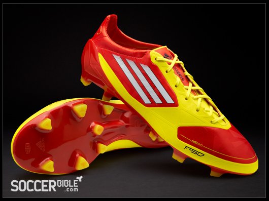 adidas F50 adizero miCoach Football Boots - High Energy/White/Electricity - featured image