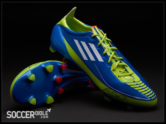 adidas F50 adizero Prime Football Boots - Blue/White/Slime - featured image