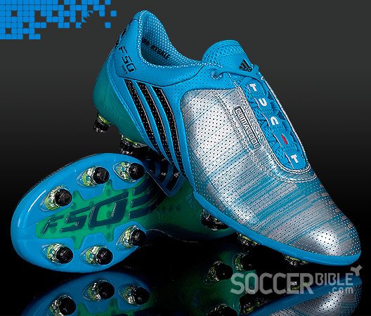 adidas F50i Tunit Football Boots - ClimaCool Cyan/Silver/Black - featured image