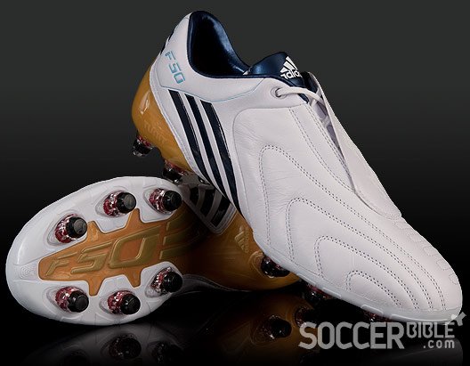 adidas F50i Football Boots - White/Navy/Gold - Lionel Messi - featured image