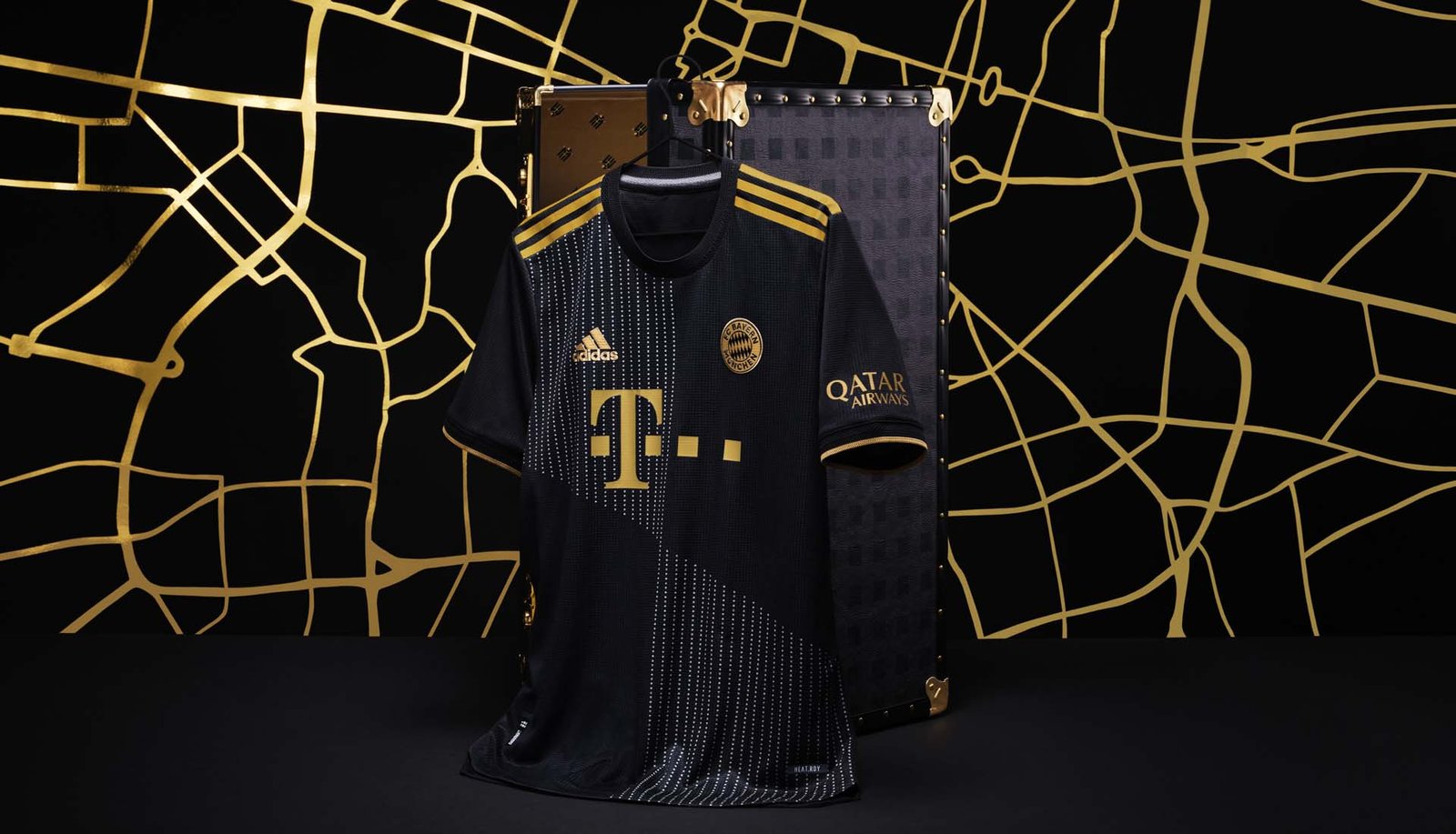 adidas Launch Bayern Munich 21/22 Away Shirt - featured image