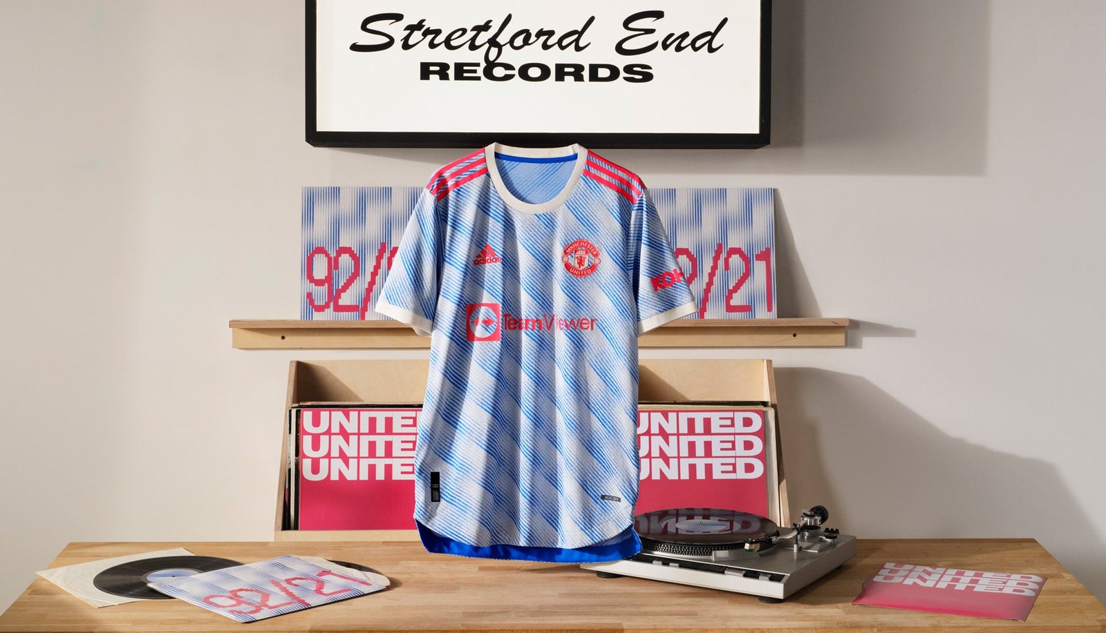 adidas Launch Manchester United 21/22 Away Shirt - featured image
