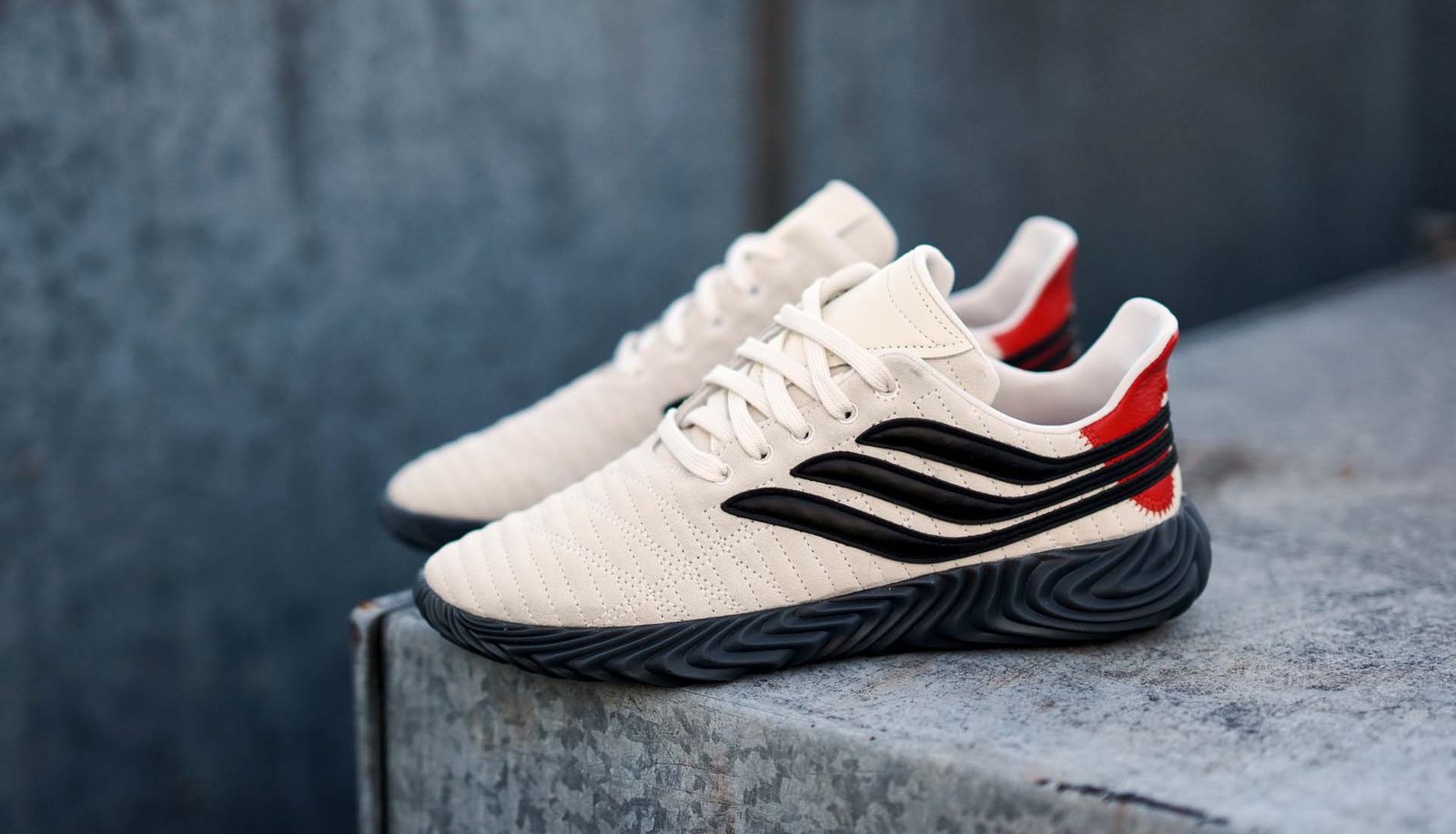 adidas Originals Drop An "Off White/Black/Red" Sobakov - featured image
