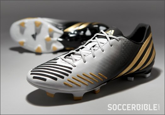 adidas Predator LZ Football Boots - White/Gold/Black - featured image