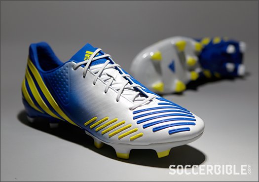 adidas Predator LZ Football Boots - White/Yellow/Blue - featured image