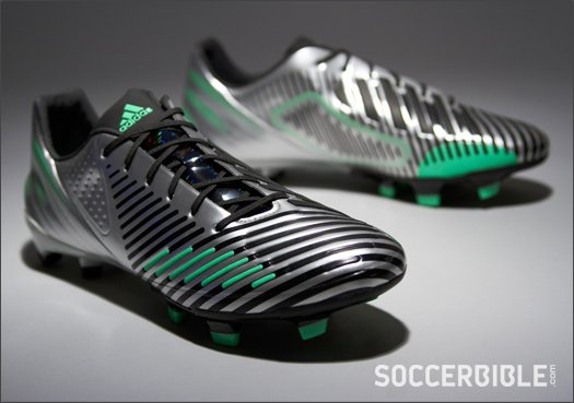 adidas Predator LZ SL Football Boots - Silver/Green/Black - featured image