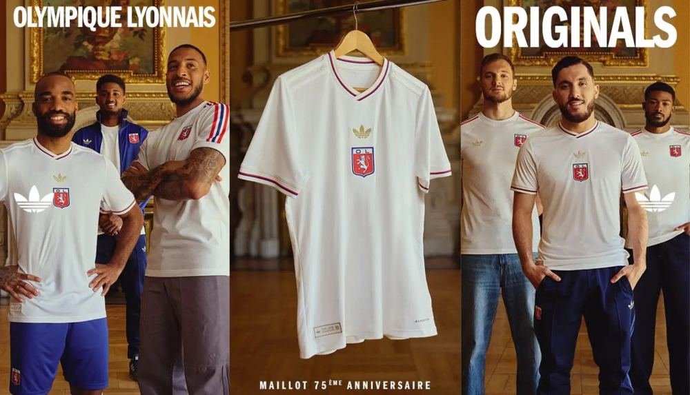 adidas Reveal Special Edition Jersey To Celebrate Olympique Lyonnais' 75th Anniversary - featured image