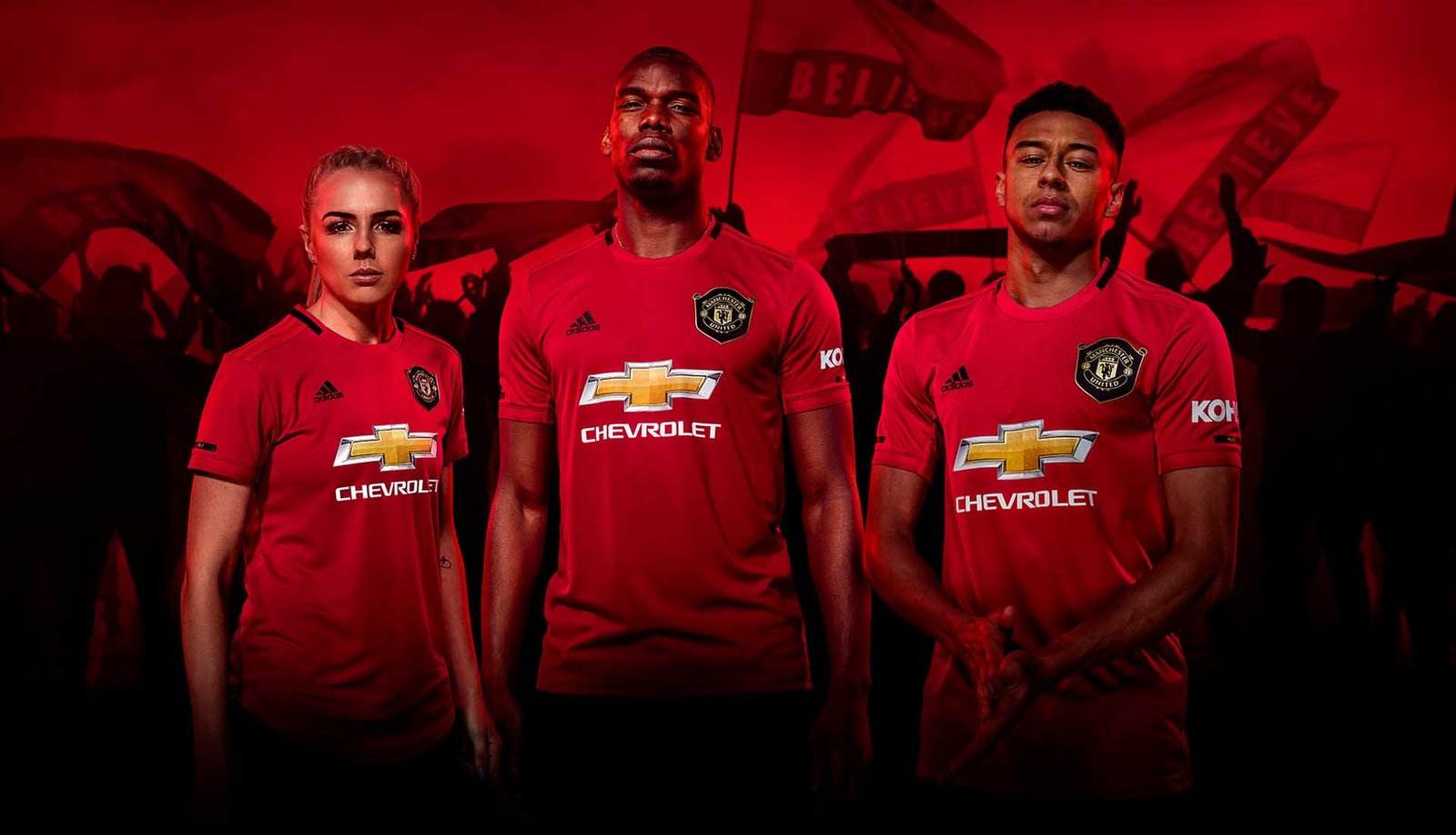 adidas Unveil Manchester United 2019/20 Home Shirt - featured image