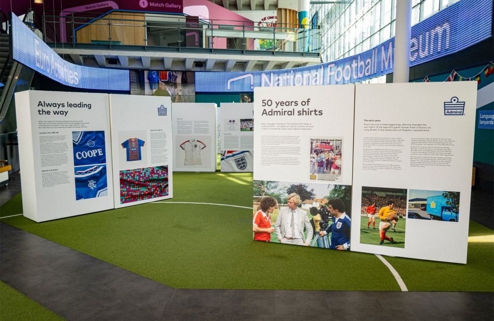 Admiral Present '50 Years Of The Replica Shirt' Exhibition At The National Football Museum - featured image
