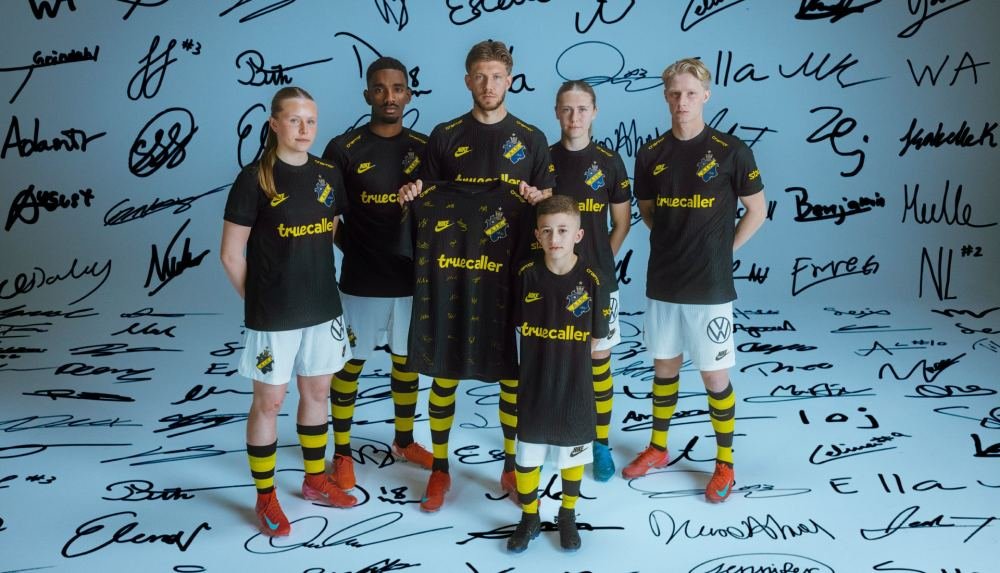AIK Unveil Unique 2025 Kit Signed By Their Youth Players Of Today - featured image